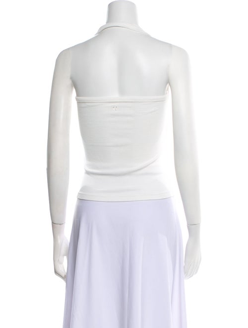 Courrèges Square Neckline Sleeveless Top