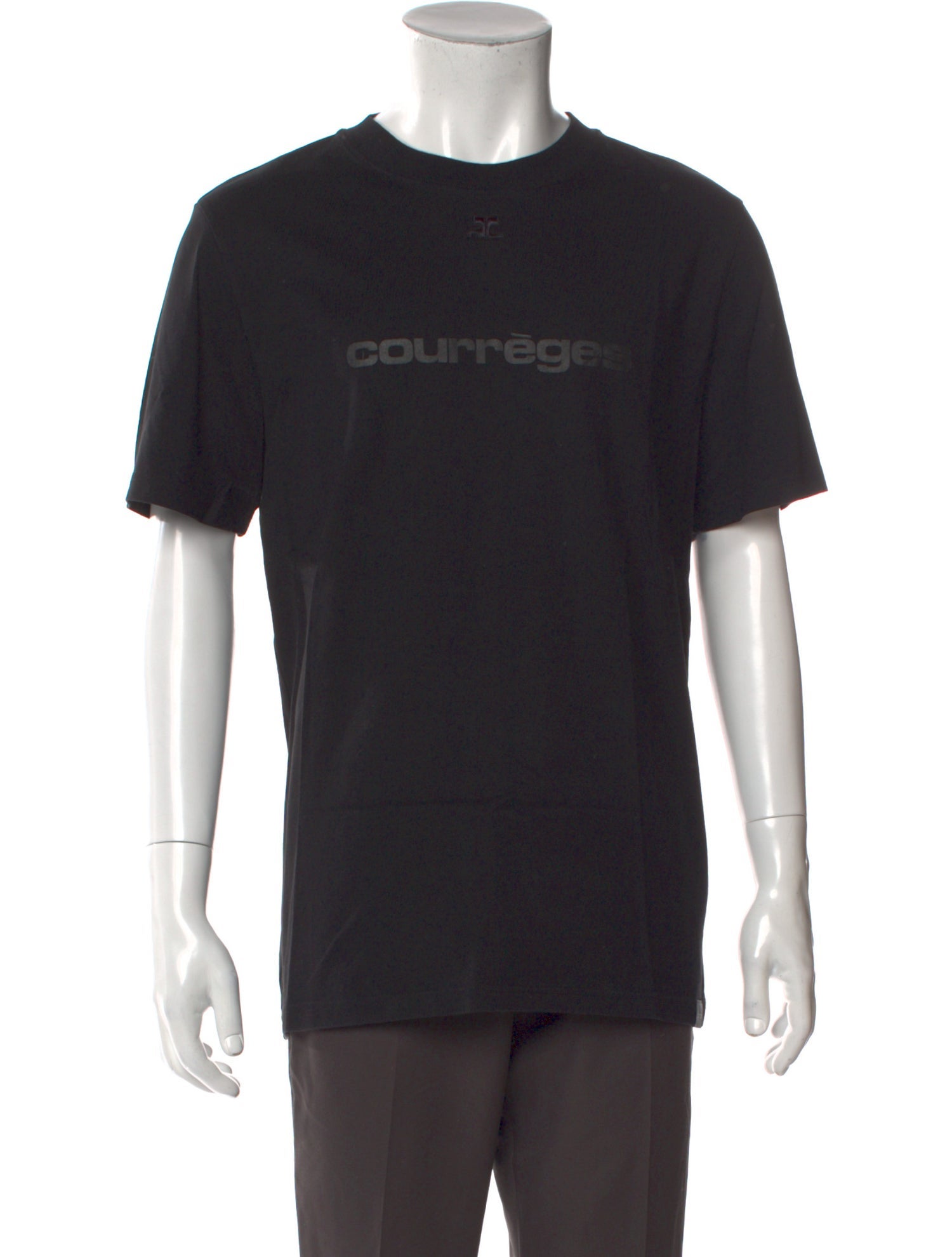 Courrèges Graphic Print Crew Neck T-Shirt