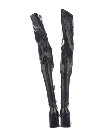Courrèges Patent Leather Boots