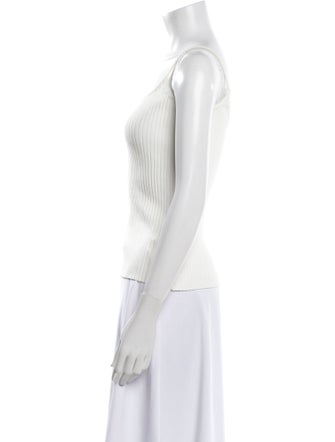 Courrèges Scoop Neck Sleeveless Top