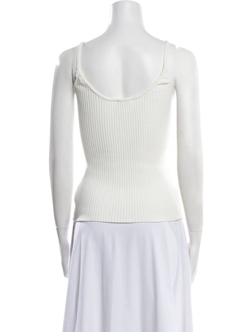 Courrèges Scoop Neck Sleeveless Top