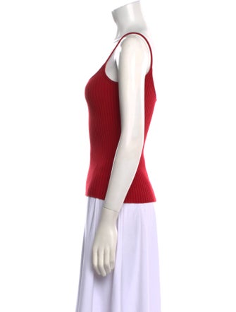 Courrèges Scoop Neck Sleeveless Top