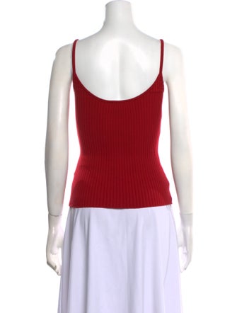 Courrèges Scoop Neck Sleeveless Top