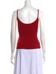 Courrèges Scoop Neck Sleeveless Top
