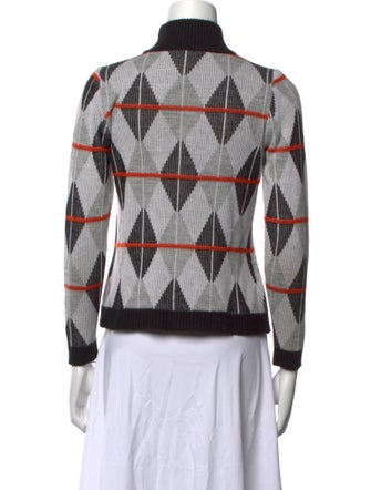 Courrèges Printed Turtleneck Sweater