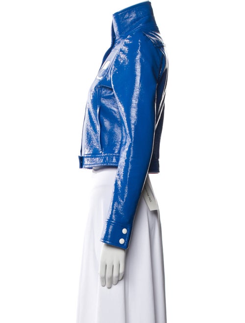 Courrèges Graphic Print Biker Jacket