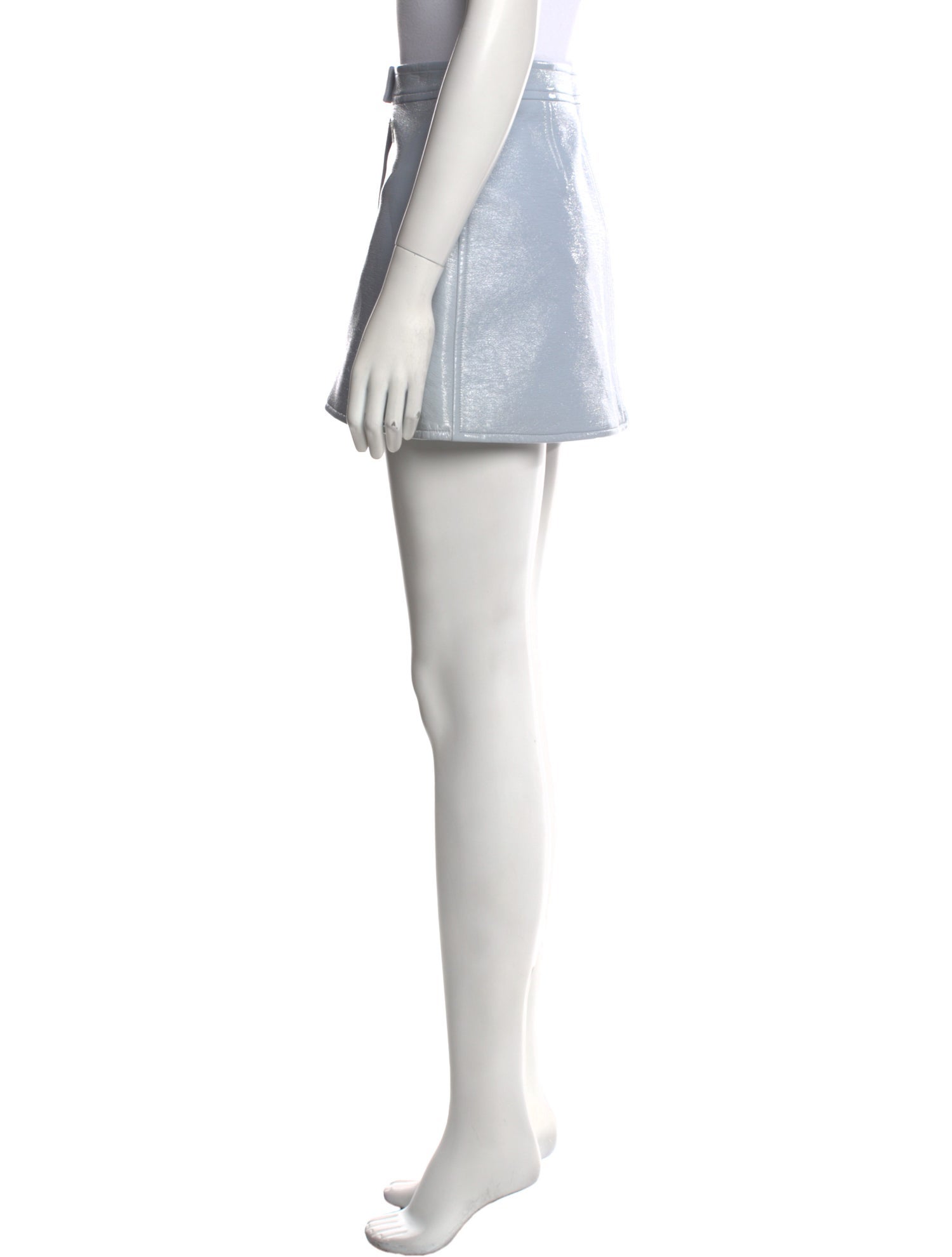 Courrèges Embroidered Accent Mini Skirt