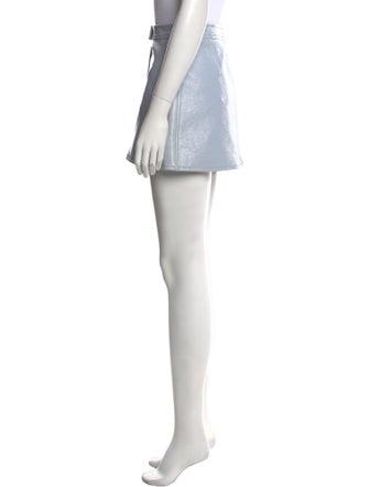 Courrèges Embroidered Accent Mini Skirt