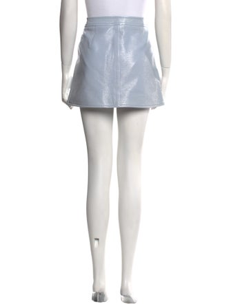Courrèges Embroidered Accent Mini Skirt