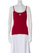 Courrèges Scoop Neck Sleeveless Top