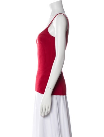 Courrèges Scoop Neck Sleeveless Top