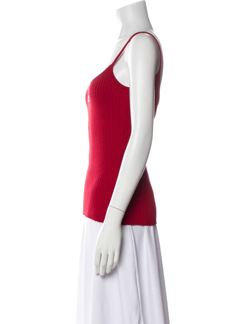 Courrèges Scoop Neck Sleeveless Top