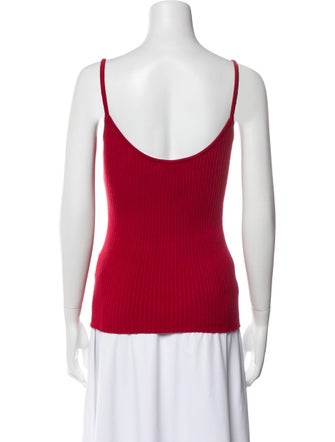 Courrèges Scoop Neck Sleeveless Top