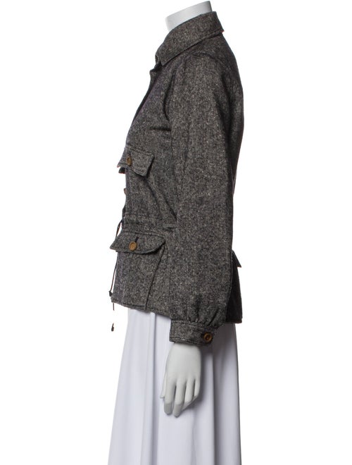 Courrèges Wool Tweed Pattern Jacket