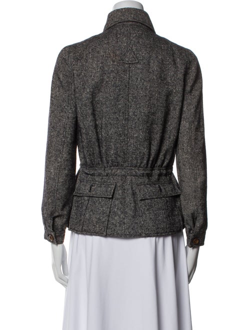Courrèges Wool Tweed Pattern Jacket