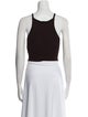Courrèges Square Neckline Sleeveless Crop Top