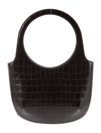 Courrèges Embossed Leather Top Handle Bag
