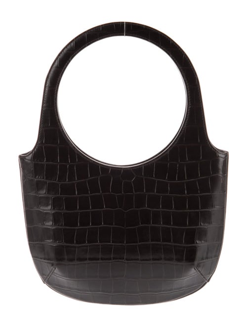 Courrèges Embossed Leather Top Handle Bag