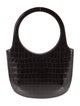 Courrèges Embossed Leather Top Handle Bag
