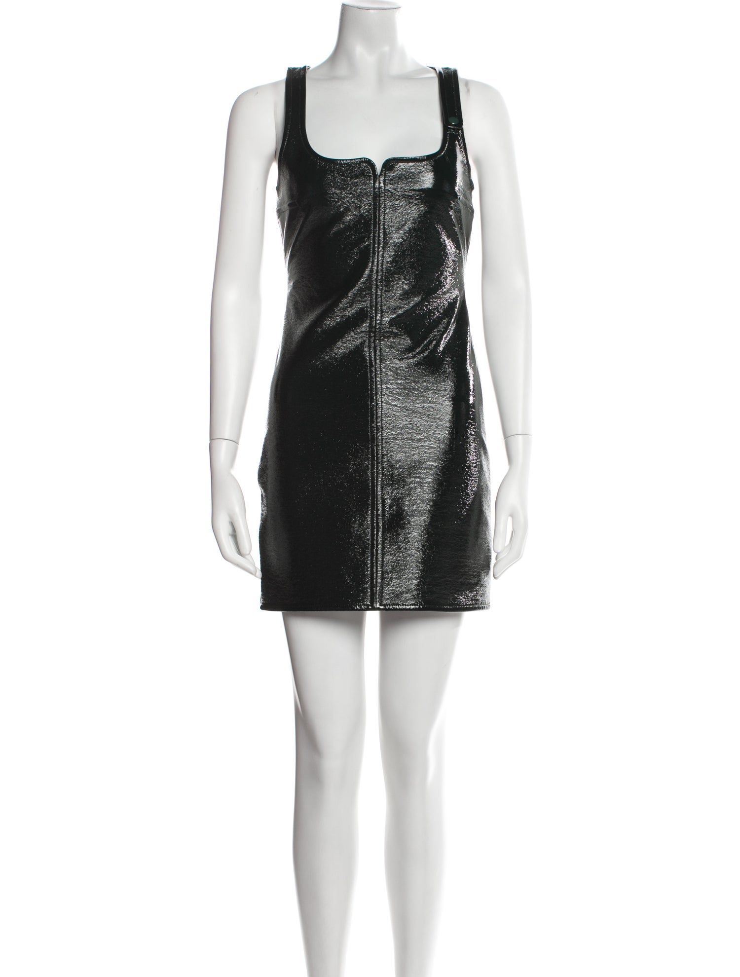 Courrèges Square Neckline Mini Dress