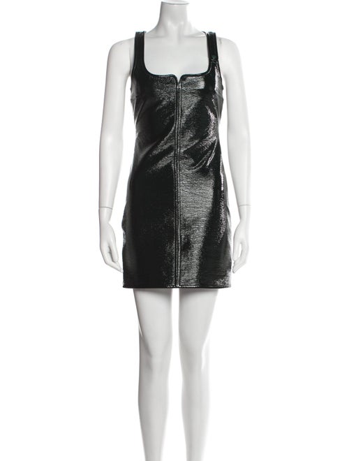 Courrèges Square Neckline Mini Dress