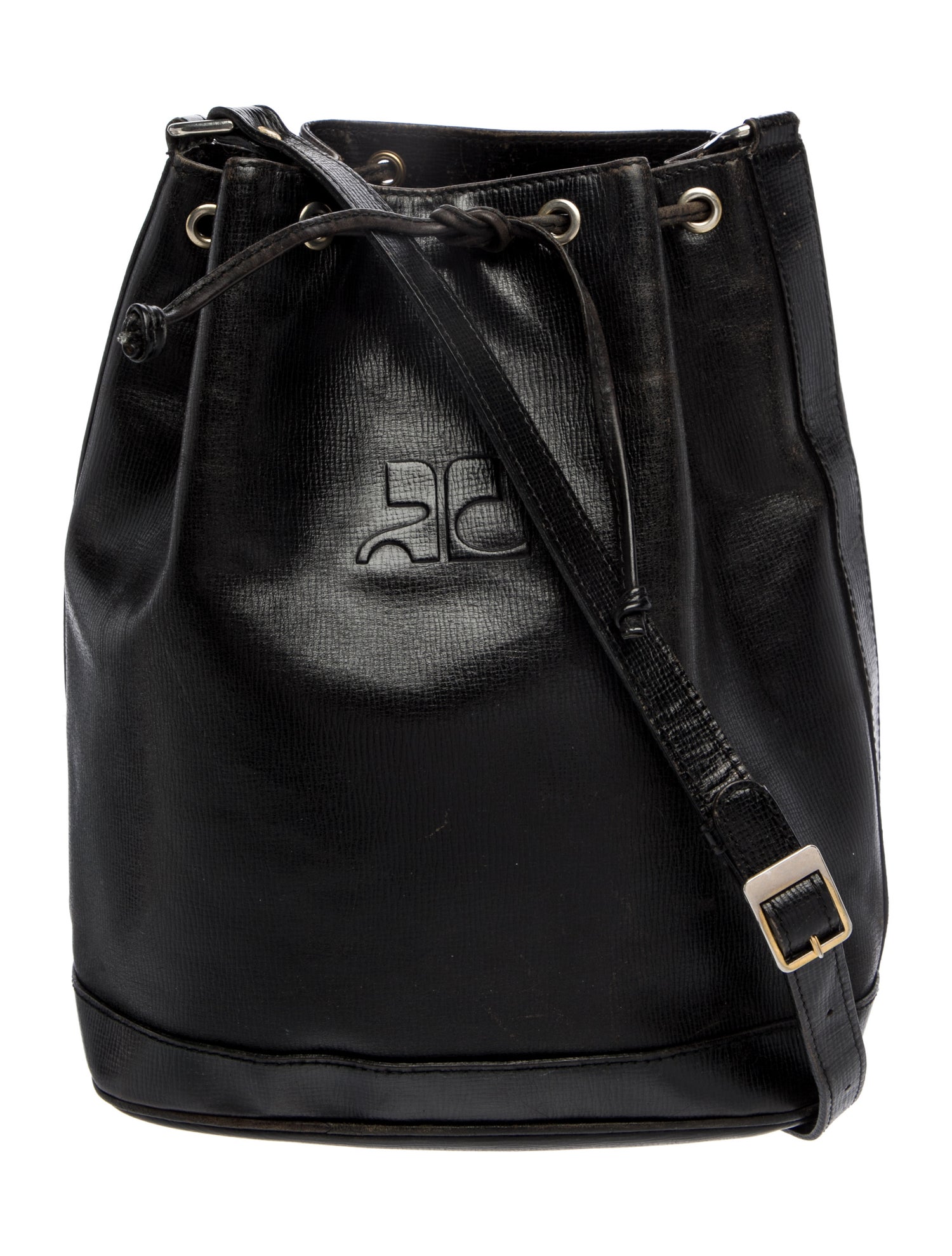 Courrèges Leather Bucket Bag