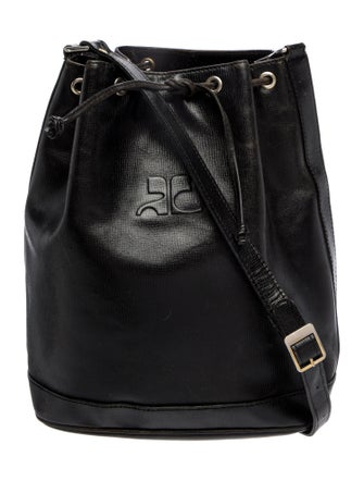 Courrèges Leather Bucket Bag