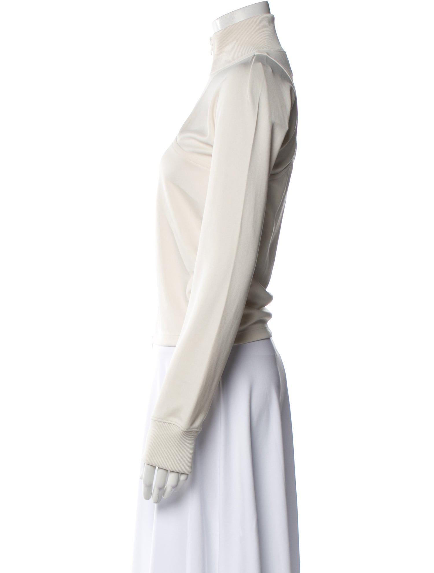 Courrèges Mock Neck Long Sleeve Sweatshirt w/ Tags