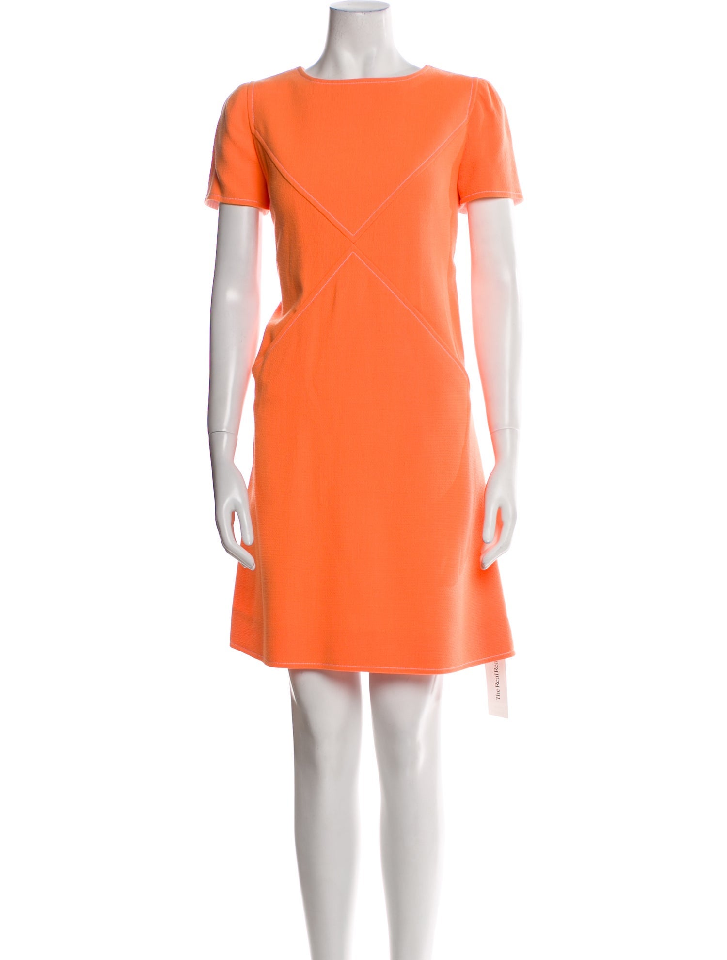 Courrèges Bateau Neckline Mini Dress
