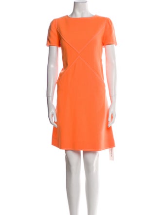 Courrèges Bateau Neckline Mini Dress