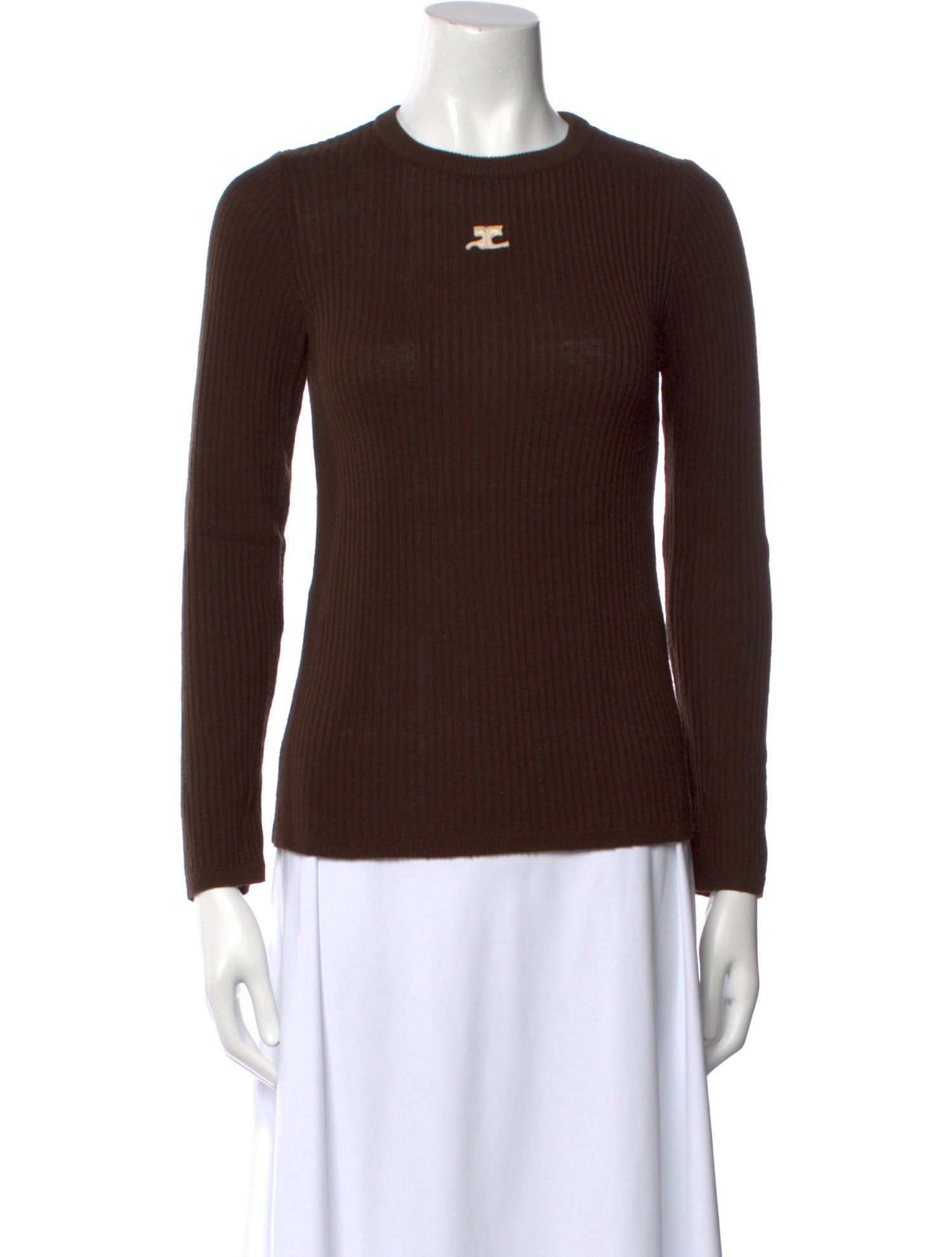 Courrèges Crew Neck Sweater