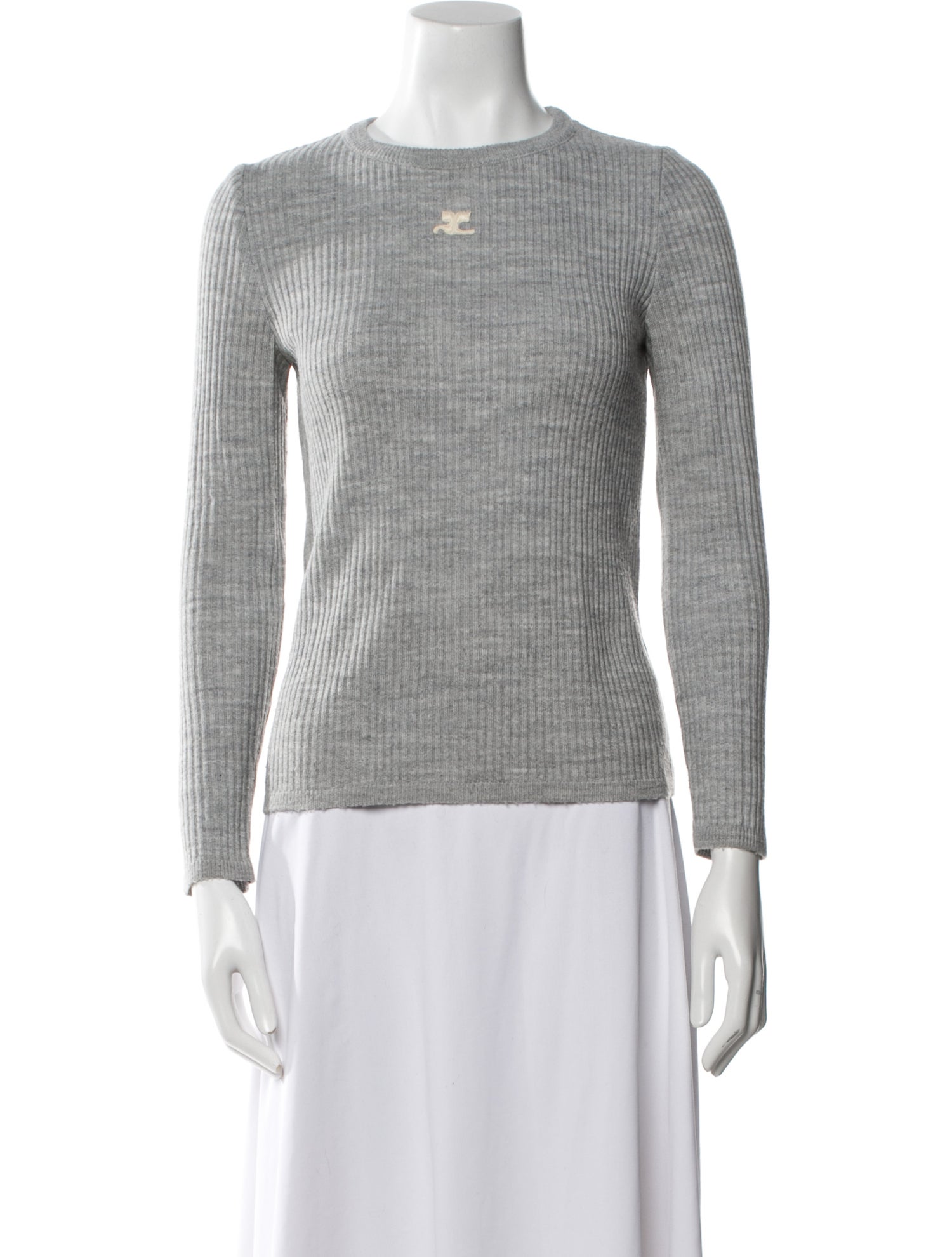 Courrèges Crew Neck Sweater