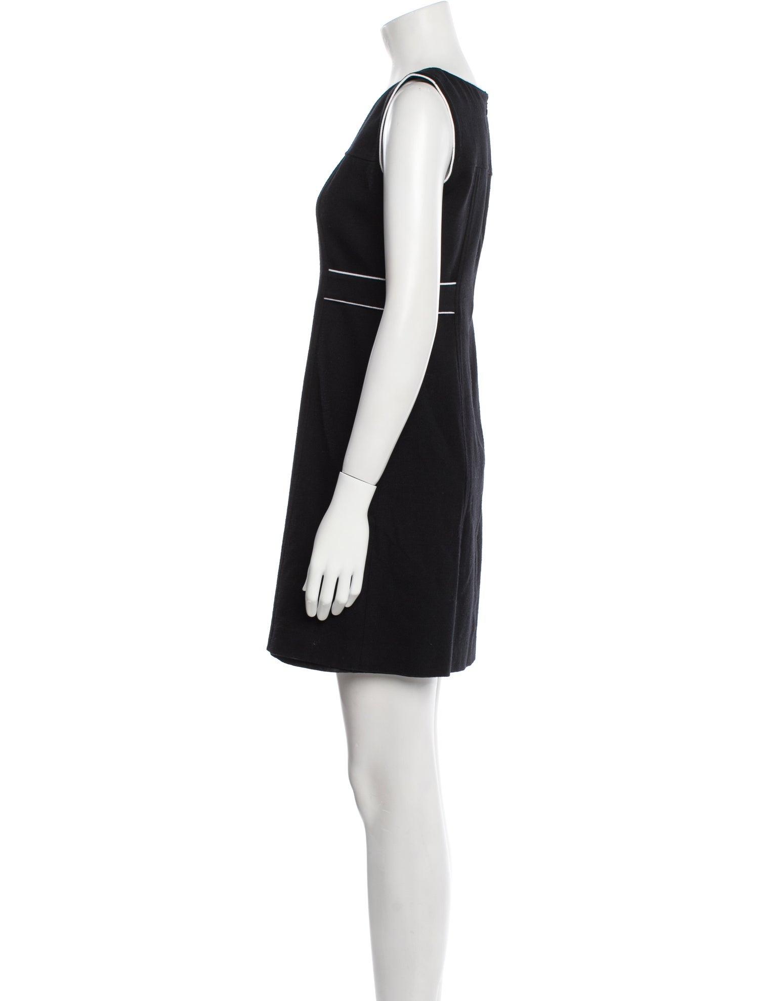 Courrèges Scoop Neck Mini Dress
