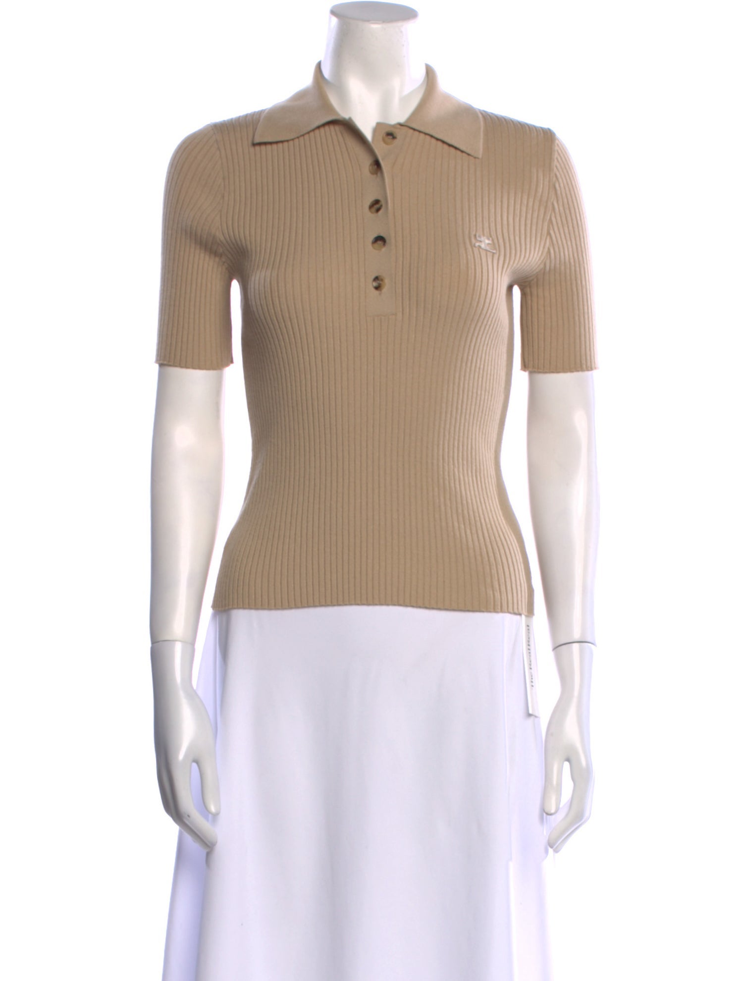 Courrèges Short Sleeve Polo