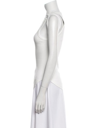 Courrèges Scoop Neck Sleeveless Top