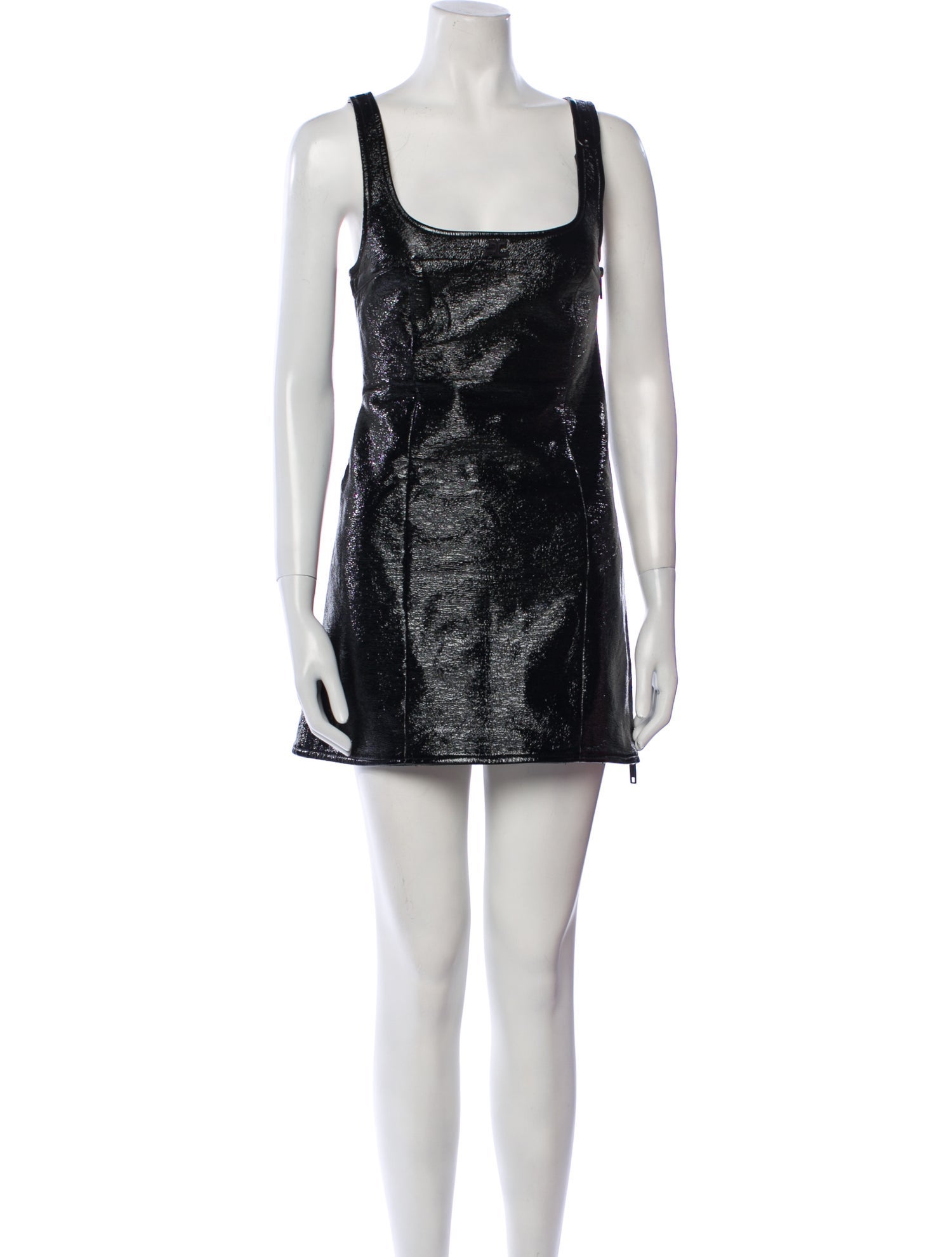 Courrèges Square Neckline Mini Dress