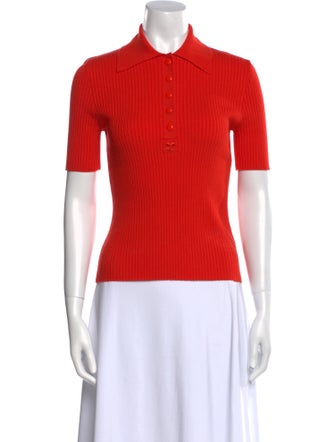 Courrèges Short Sleeve Polo