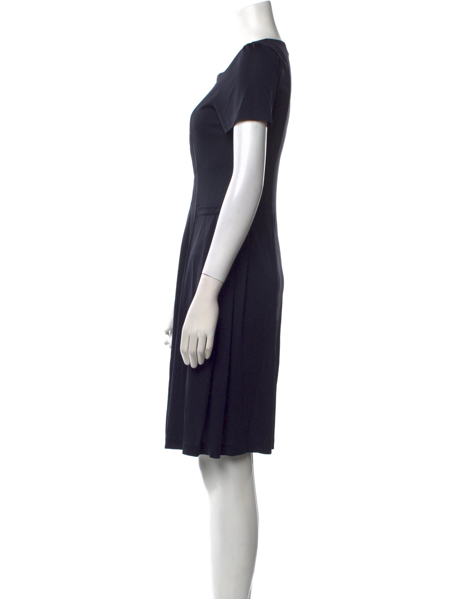 Courrèges Square Neckline Knee-Length Dress