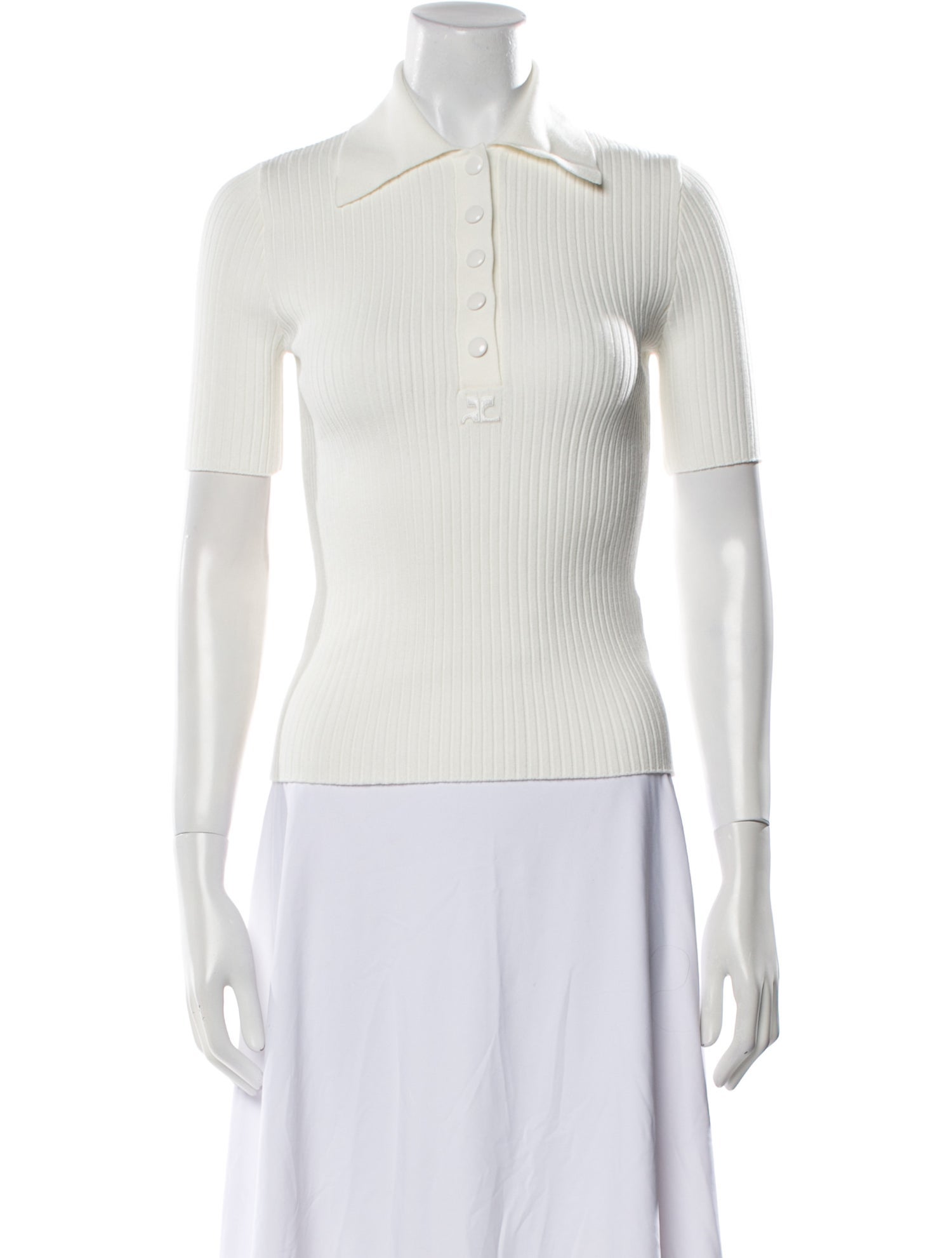 Courrèges Mock Neck Sweater