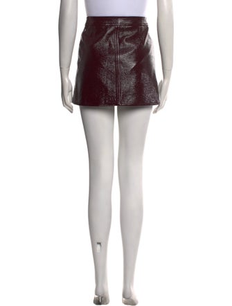 Courrèges Embroidered Accent Mini Skirt