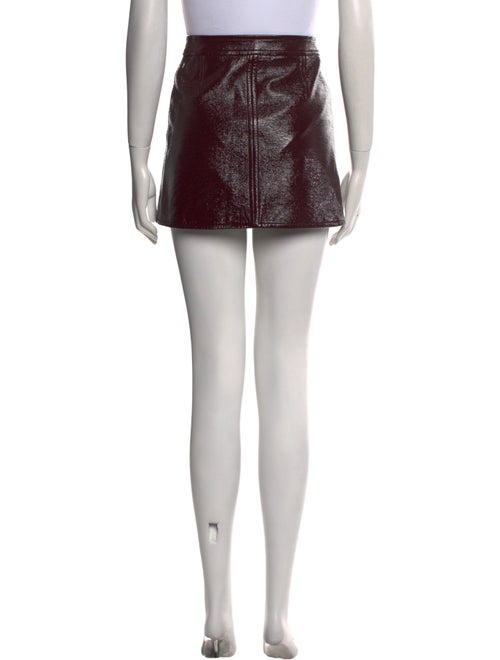 Courrèges Embroidered Accent Mini Skirt