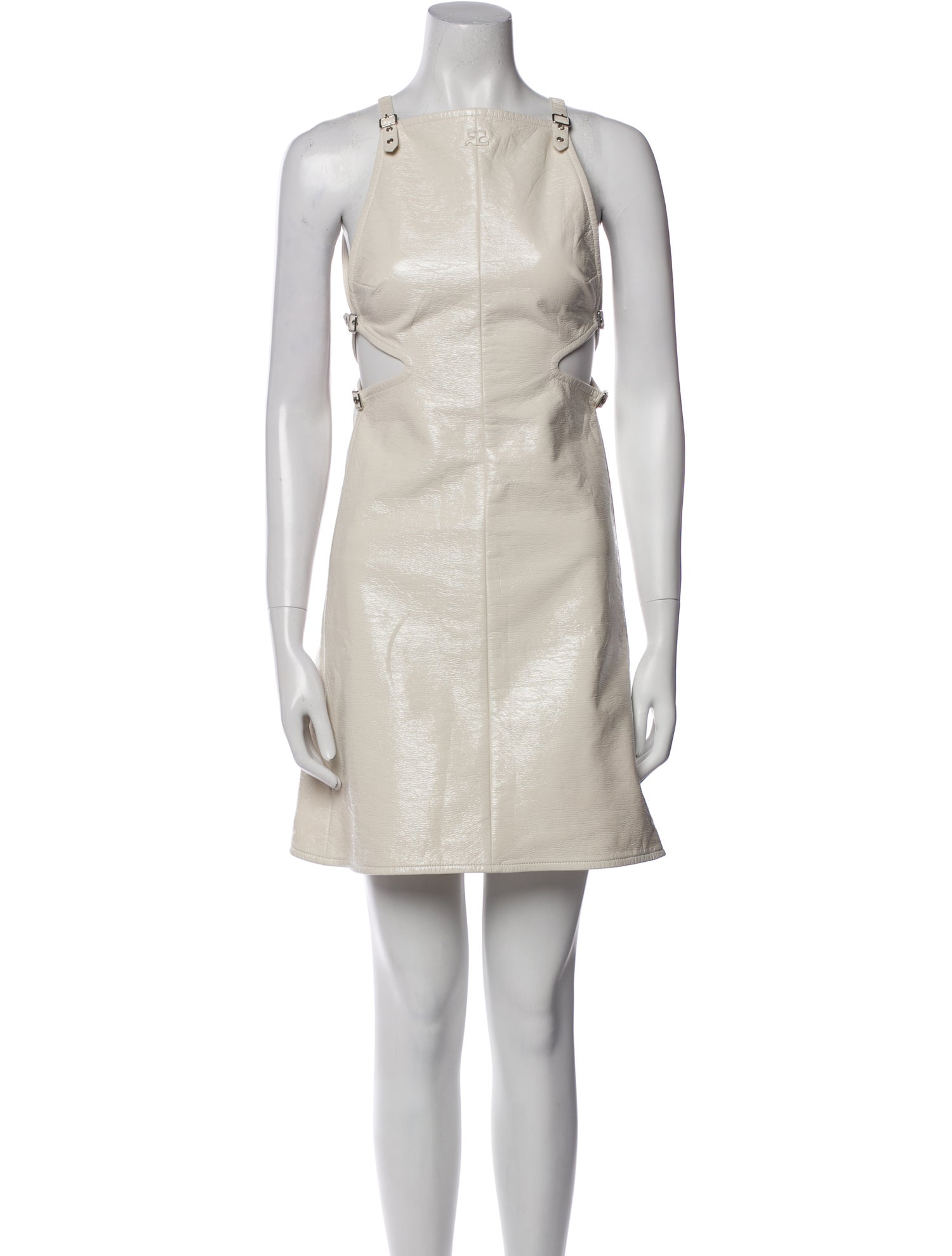 Courrèges Square Neckline Mini Dress