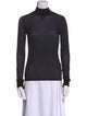 Courrèges Mock Neck Long Sleeve Top