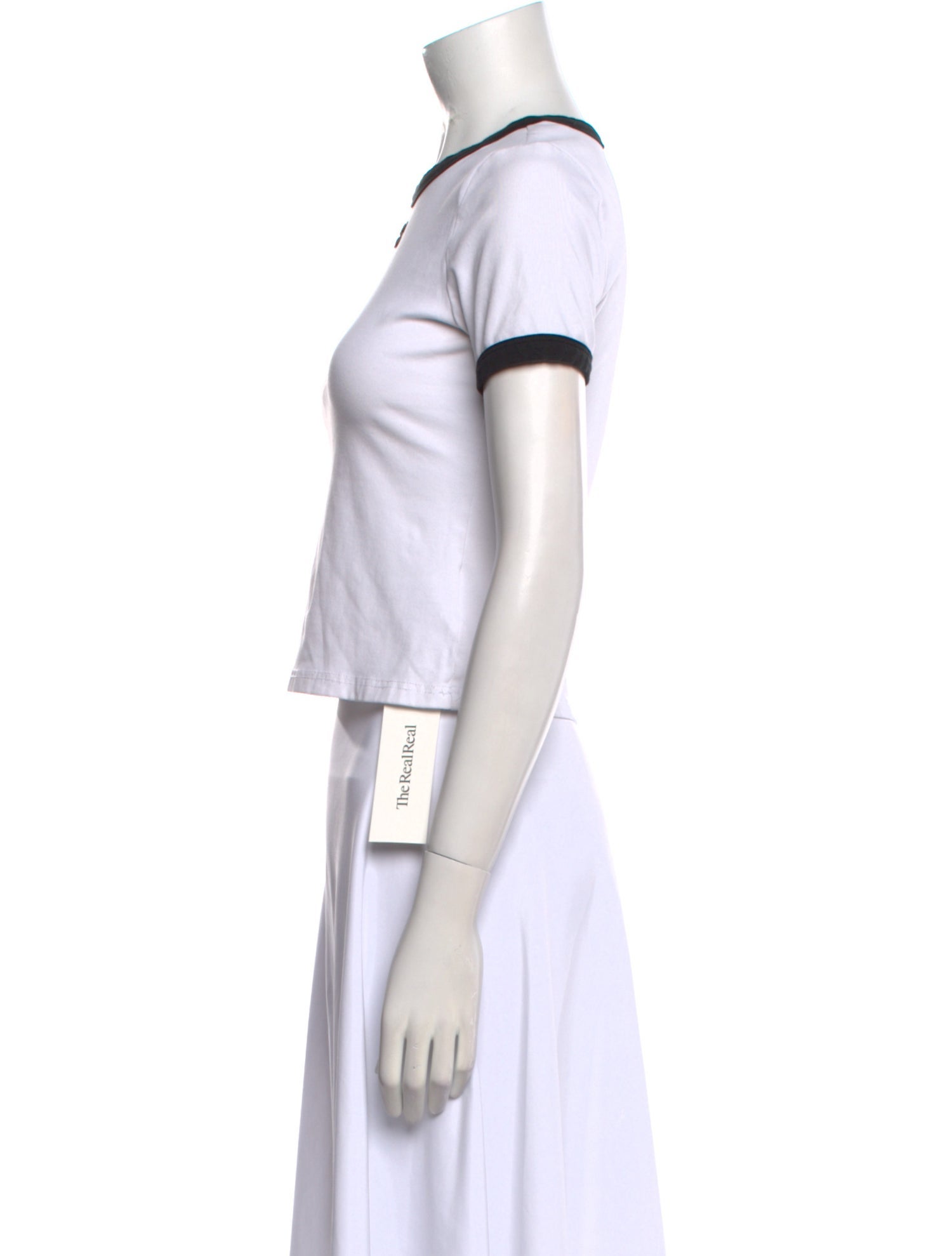 Courrèges Crew Neck Short Sleeve T-Shirt