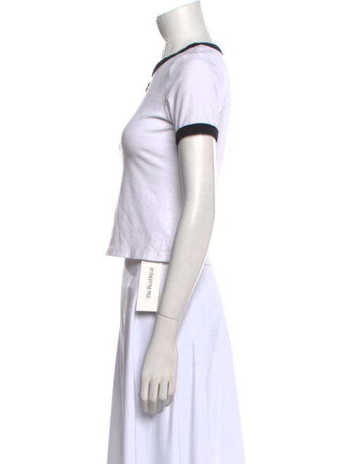 Courrèges Crew Neck Short Sleeve T-Shirt