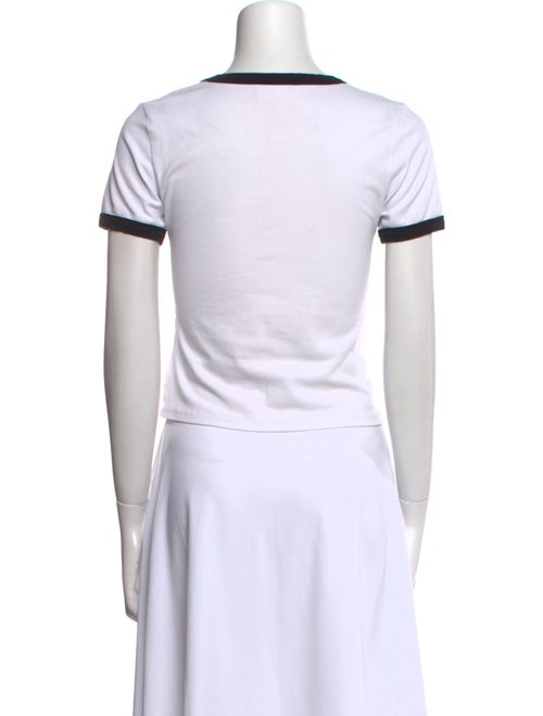 Courrèges Crew Neck Short Sleeve T-Shirt