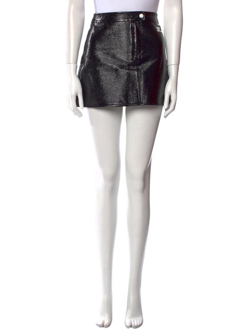 Courrèges Embroidered Accent Mini Skirt