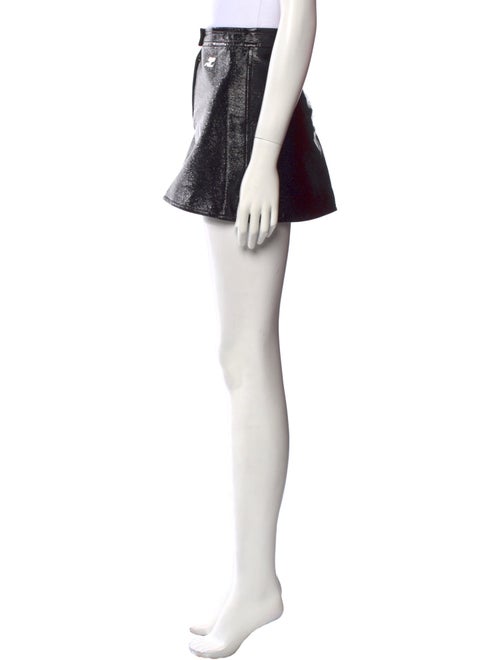 Courrèges Embroidered Accent Mini Skirt