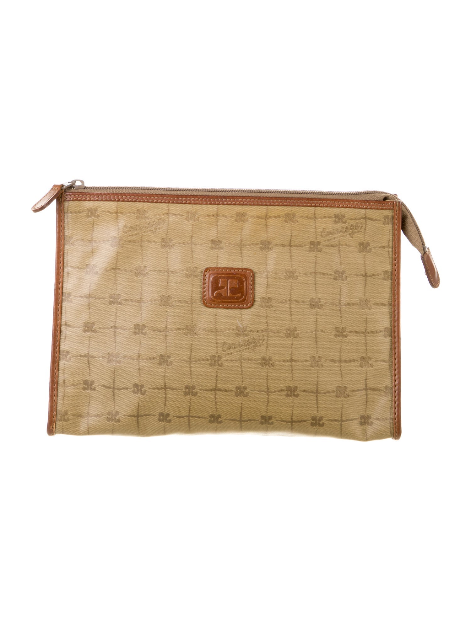 Courrèges Logo Cosmetic Pouch.