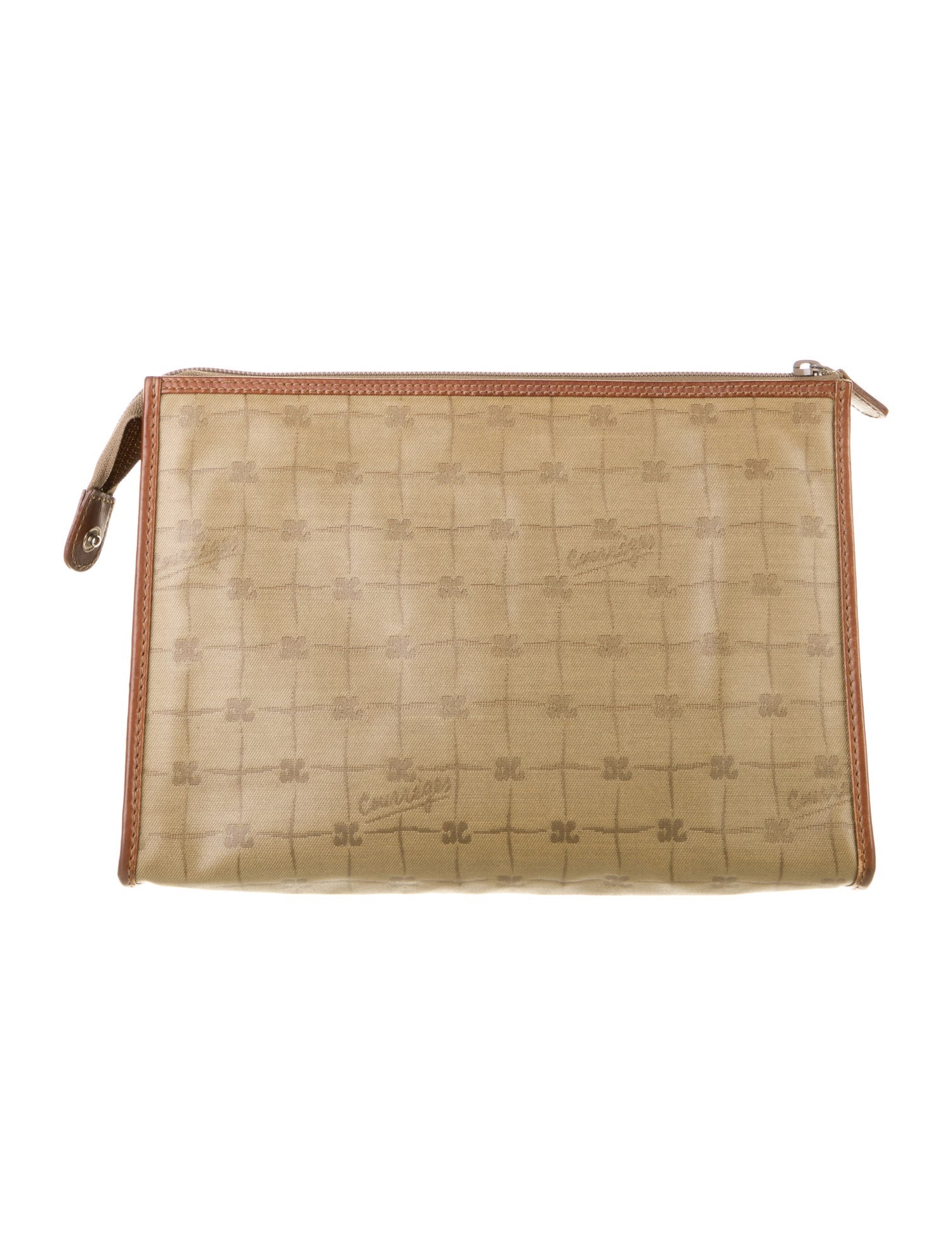 Courrèges Logo Cosmetic Pouch.